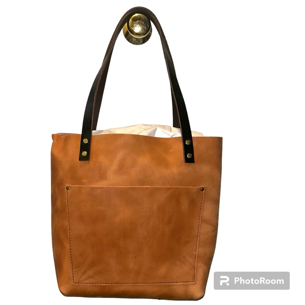 NEW Portland Leather Goods Medium Classic Tote Bag in Sunset Unicorn Color